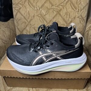 ASICS WOMENS Gel-Nimbus 27 Black Breeze Size 10.5 1012b753-003